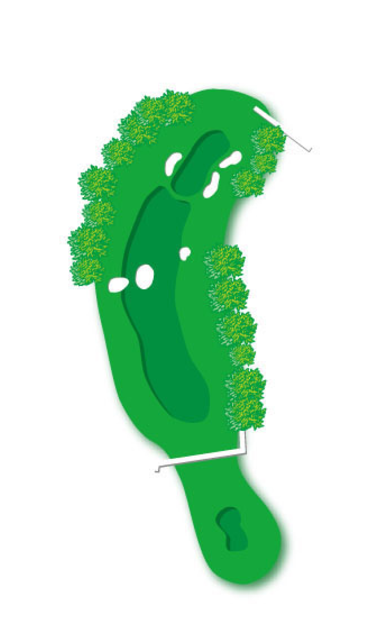 Hole 3 course map
